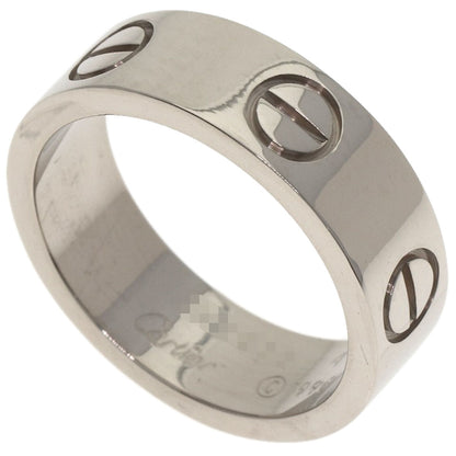 CARTIER love ring #49 Ring K18 White Gold Ladies [Used]