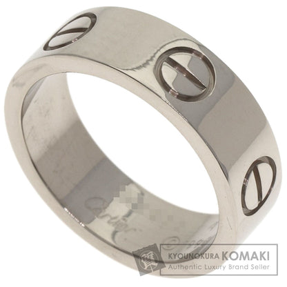 CARTIER love ring #49 Ring K18 White Gold Ladies [Used]