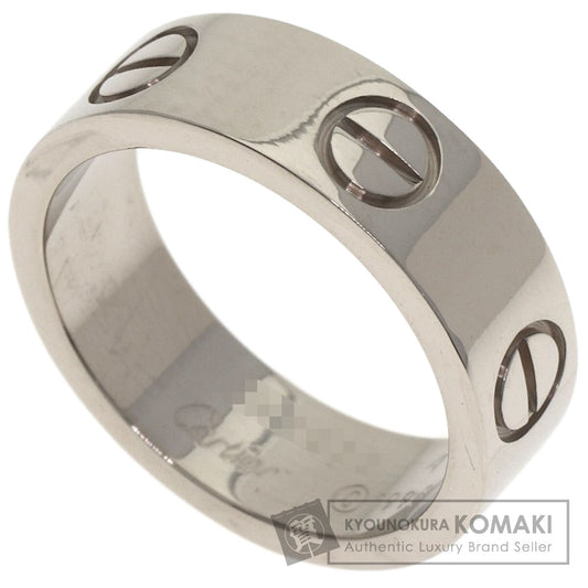 CARTIER love ring #49 Ring K18 White Gold Ladies [Used]