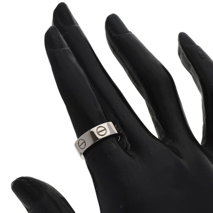 CARTIER love ring #49 Ring K18 White Gold Ladies [Used]