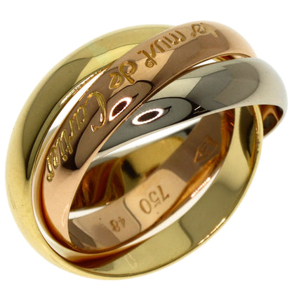 CARTIER Trinity #48 Ring K18 Yellow Gold K18 White GoldLadies [Used]