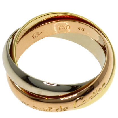 CARTIER Trinity #48 Ring K18 Yellow Gold K18 White GoldLadies [Used]