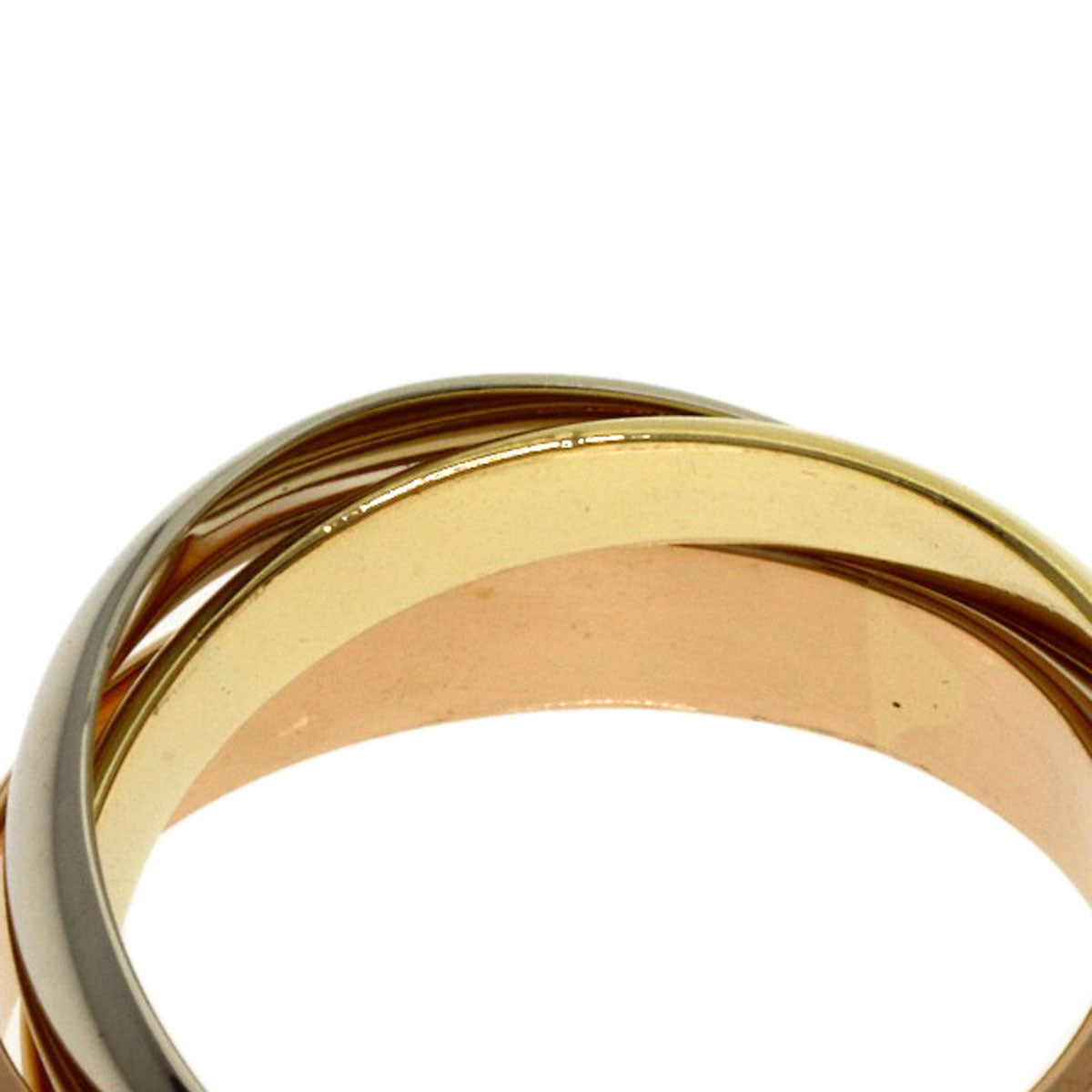 CARTIER Trinity #48 Ring K18 Yellow Gold K18 White GoldLadies [Used]