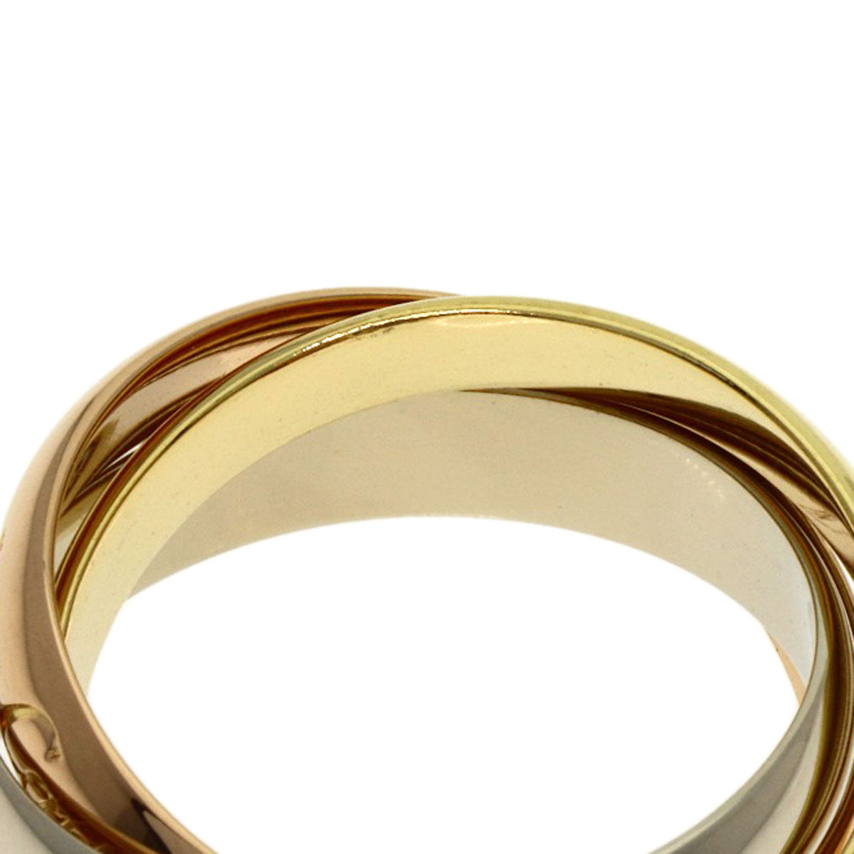 CARTIER Trinity #48 Ring K18 Yellow Gold K18 White GoldLadies [Used]