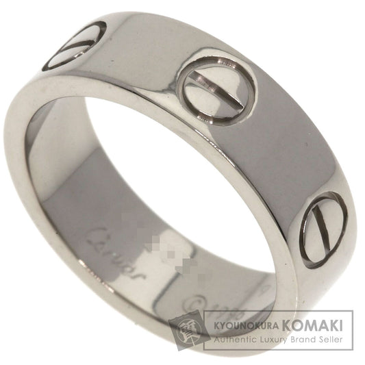 CARTIER love ring #49 Ring K18 White Gold Ladies [Used]