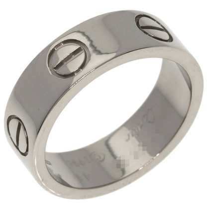 CARTIER love ring #49 Ring K18 White Gold Ladies [Used]