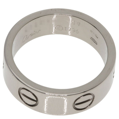 CARTIER love ring #49 Ring K18 White Gold Ladies [Used]