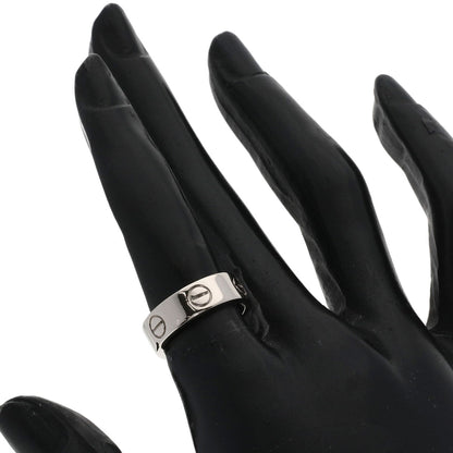 CARTIER love ring #49 Ring K18 White Gold Ladies [Used]