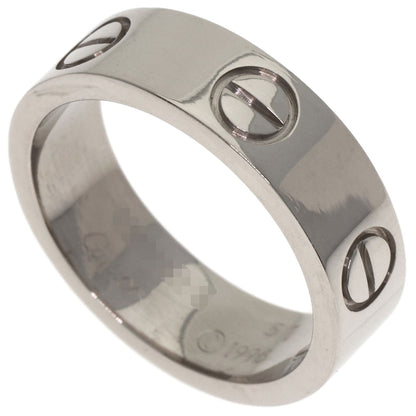 CARTIER love ring #51 Ring K18 White Gold Ladies [Used]