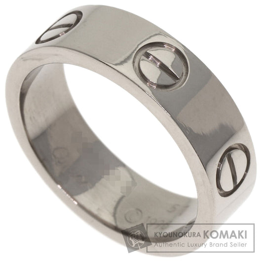 CARTIER love ring #51 Ring K18 White Gold Ladies [Used]