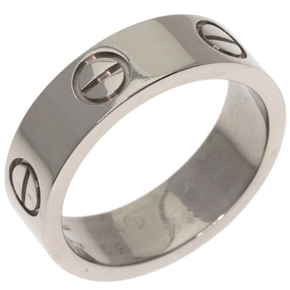 CARTIER love ring #51 Ring K18 White Gold Ladies [Used]