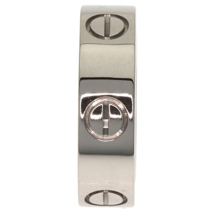 CARTIER love ring #51 Ring K18 White Gold Ladies [Used]