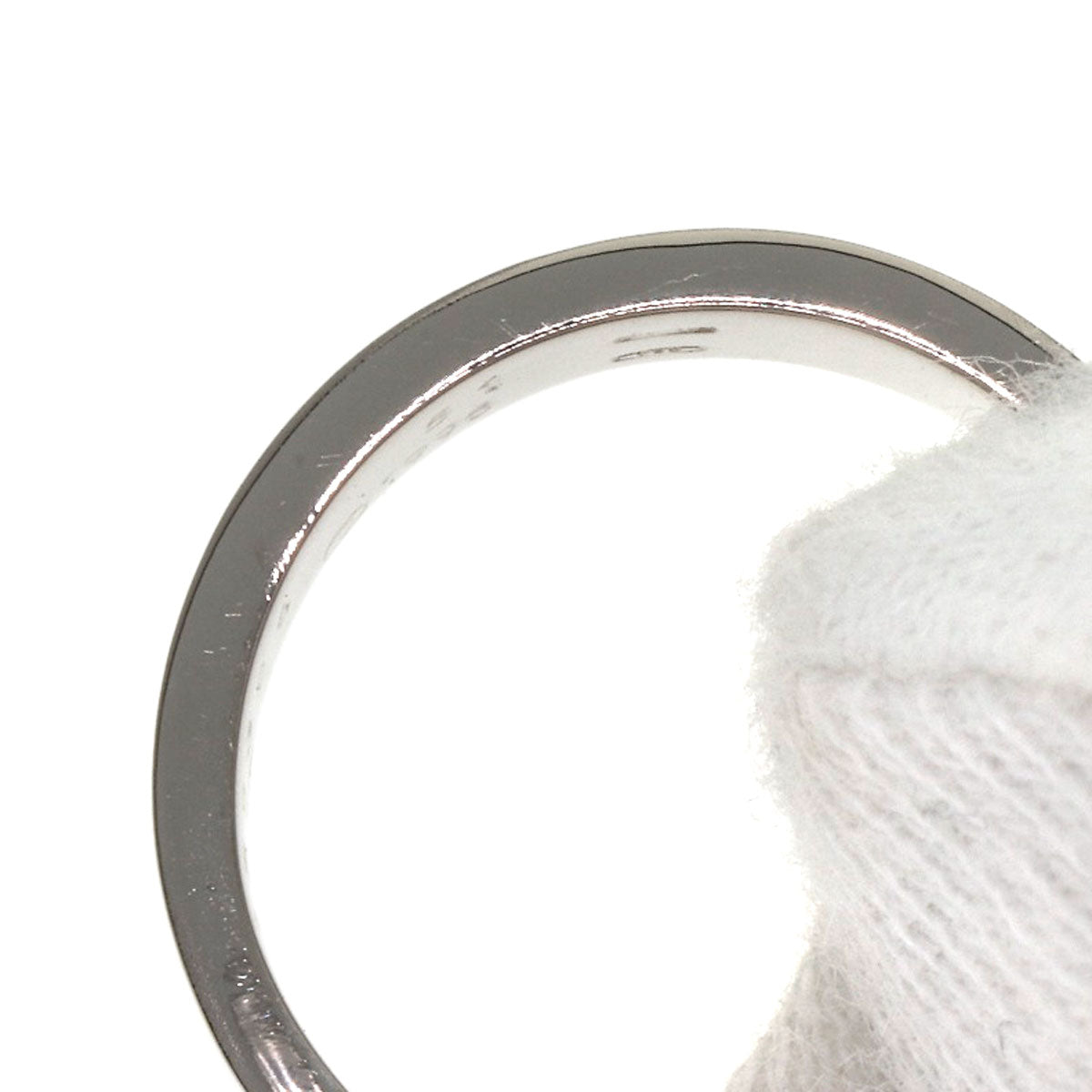 CARTIER love ring #51 Ring K18 White Gold Ladies [Used]