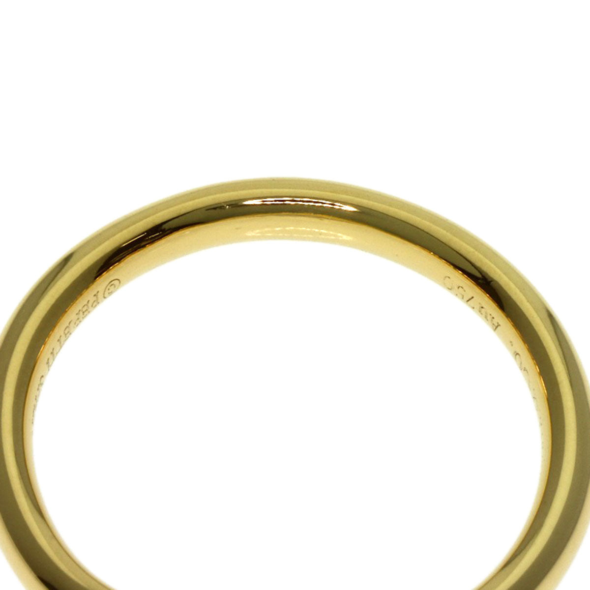 TIFFANY&Co. Curved band Diamond Ring K18 Yellow Gold Ladies [Used]