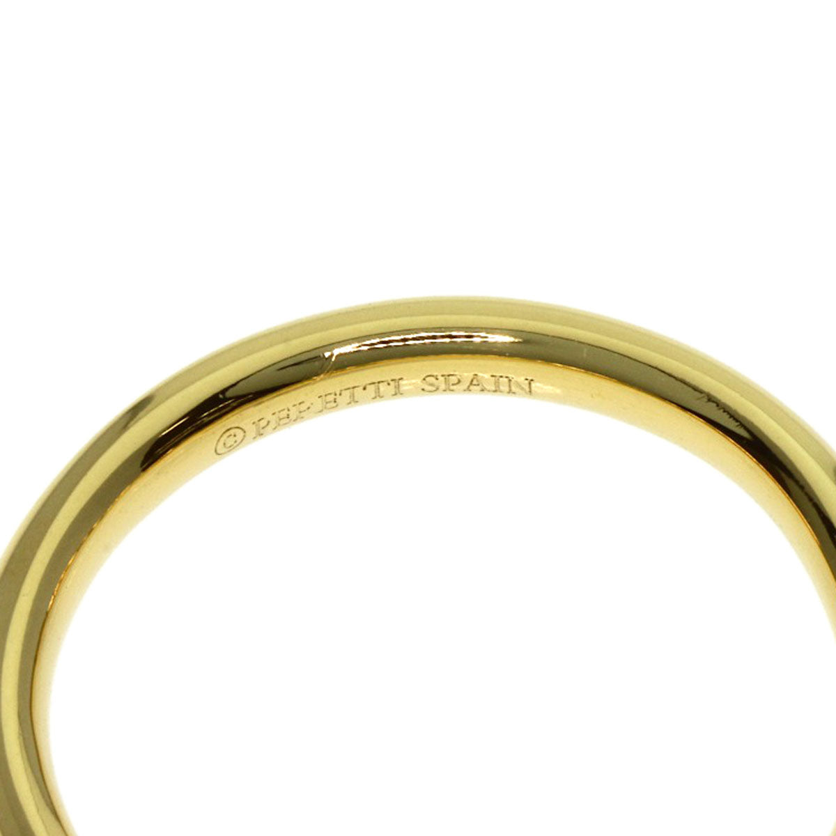 TIFFANY&Co. Curved band Diamond Ring K18 Yellow Gold Ladies [Used]