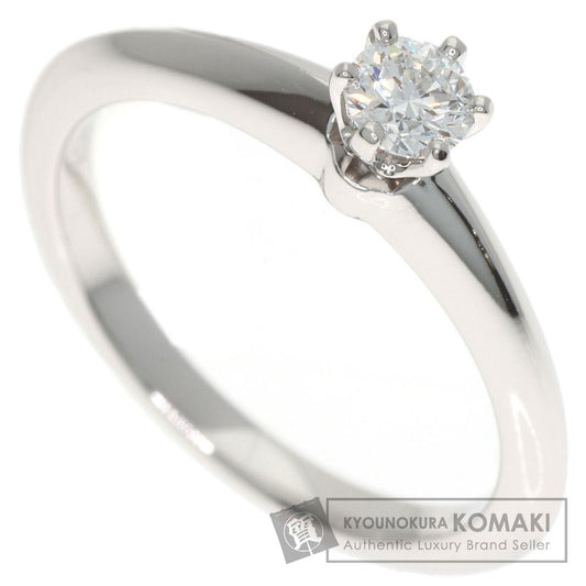 TIFFANY&Co. Solitaire Diamond Ring Platinum PT950 Ladies [Used]