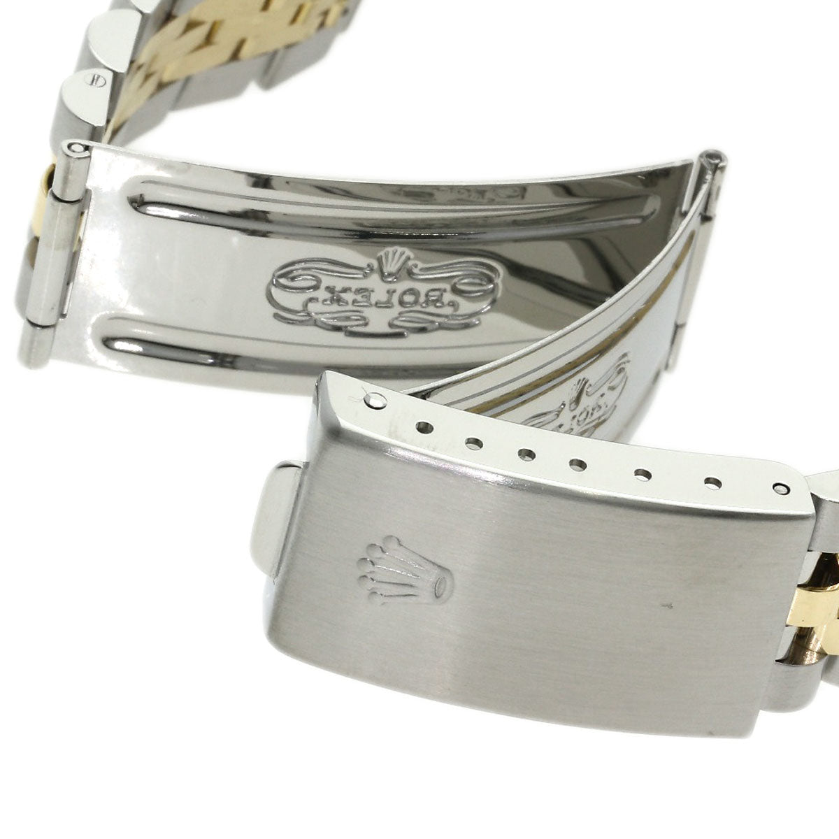 ROLEX Datejust Pyramid Roman Watches 16013 Stainless Steel/SSxK18YG mens