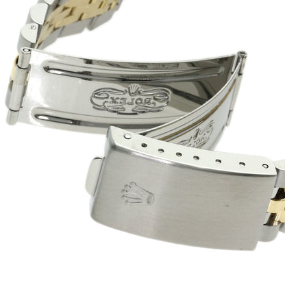 ROLEX Datejust Pyramid Roman Watches 16013 Stainless Steel/SSxK18YG mens