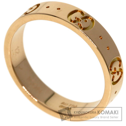 GUCCI Icon # 12 Ring K18 Pink Gold Ladies [Used]