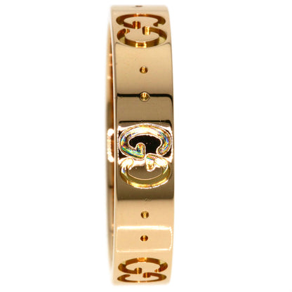 GUCCI Icon # 12 Ring K18 Pink Gold Ladies [Used]