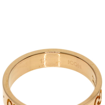 GUCCI Icon # 12 Ring K18 Pink Gold Ladies [Used]