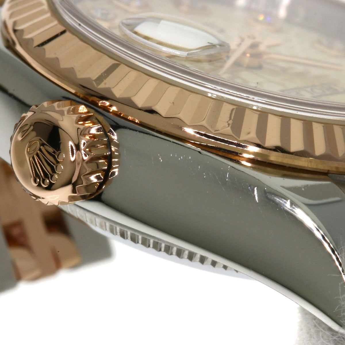 ROLEX DATEJUST 10P Diamond Watches 179171G Stainless Steel/SSxK18PG Ladies
