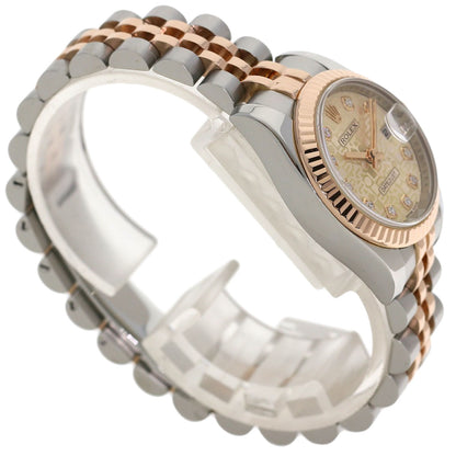 ROLEX DATEJUST 10P Diamond Watches 179171G Stainless Steel/SSxK18PG Ladies