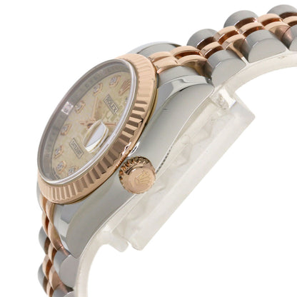 ROLEX DATEJUST 10P Diamond Watches 179171G Stainless Steel/SSxK18PG Ladies