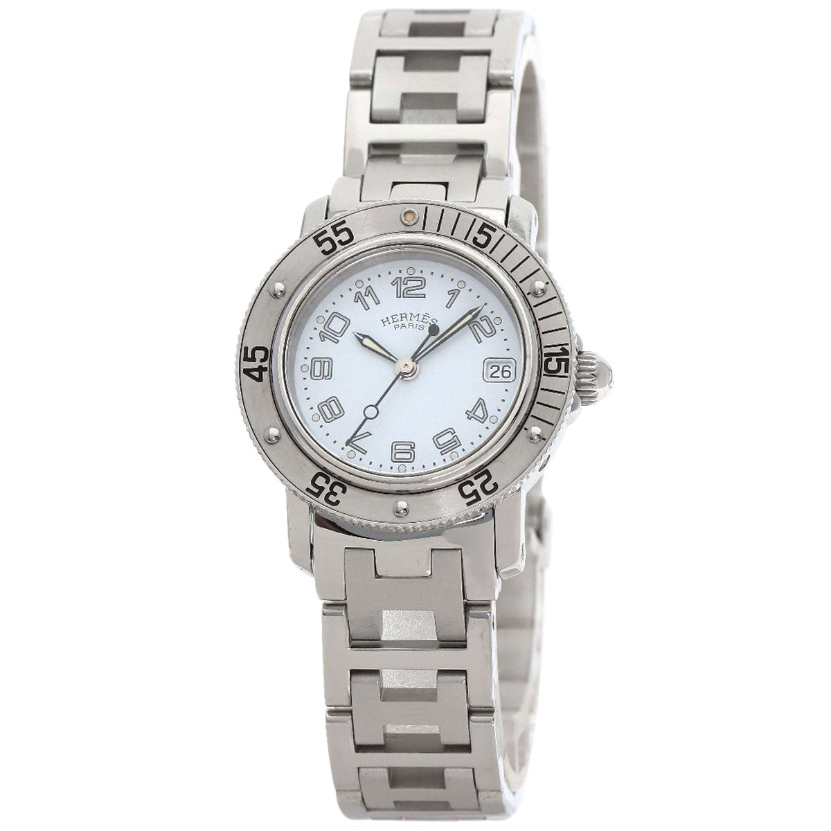 HERMES Clipper diver Watches CL5.210 Stainless Steel/Stainless Steel Ladies