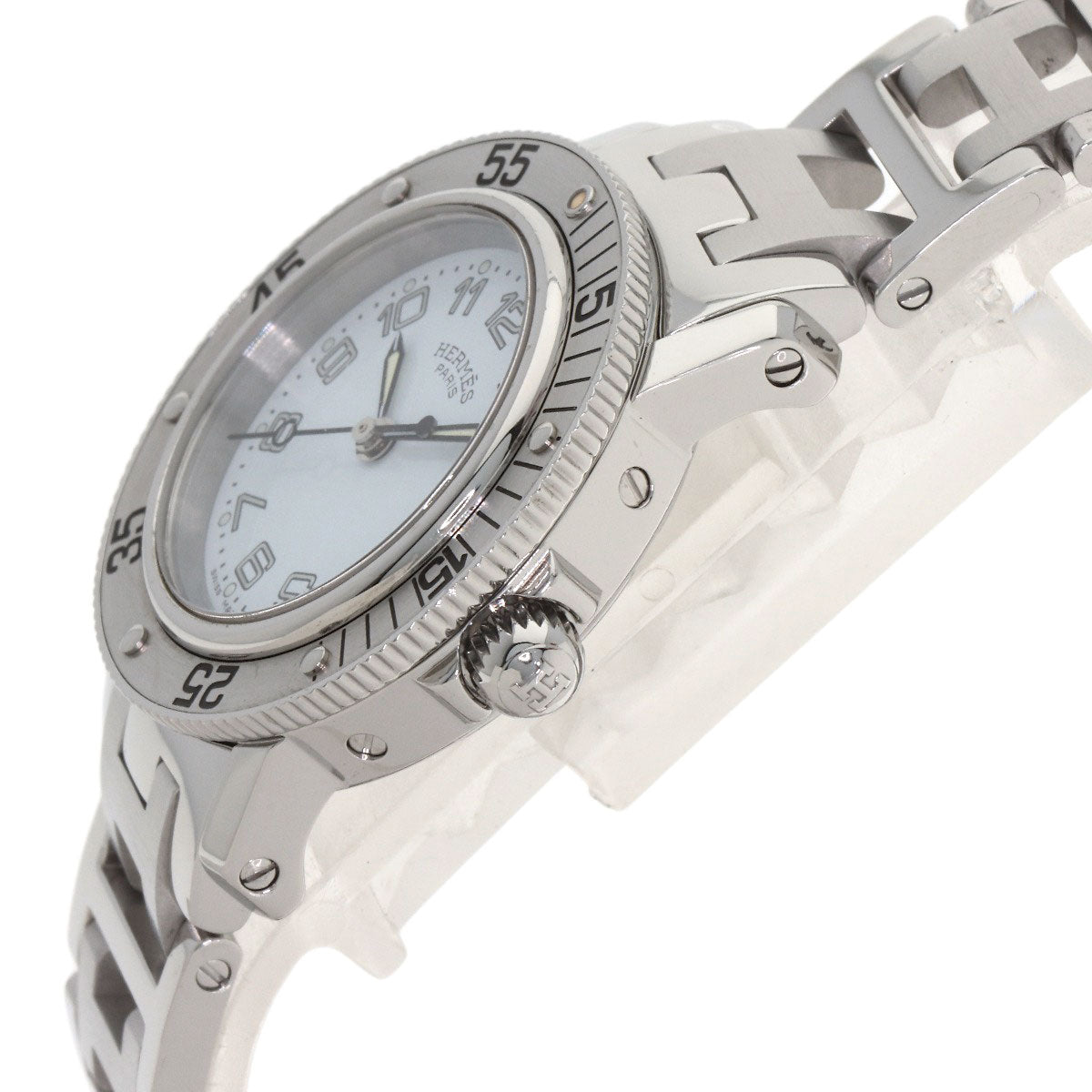 HERMES Clipper diver Watches CL5.210 Stainless Steel/Stainless Steel Ladies