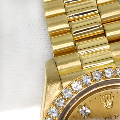 ROLEX DATEJUST 10P Diamond Watches 69138G K18 Yellow Gold/18K Yellow Gold Ladies