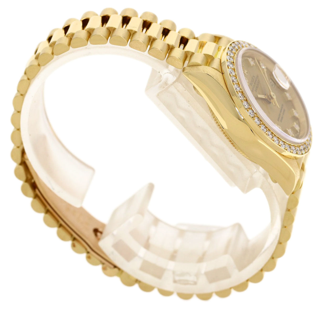 ROLEX DATEJUST 10P Diamond Watches 69138G K18 Yellow Gold/18K Yellow Gold Ladies