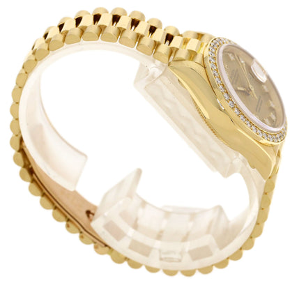 ROLEX DATEJUST 10P Diamond Watches 69138G K18 Yellow Gold/18K Yellow Gold Ladies