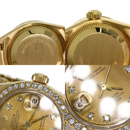 ROLEX DATEJUST 10P Diamond Watches 69138G K18 Yellow Gold/18K Yellow Gold Ladies