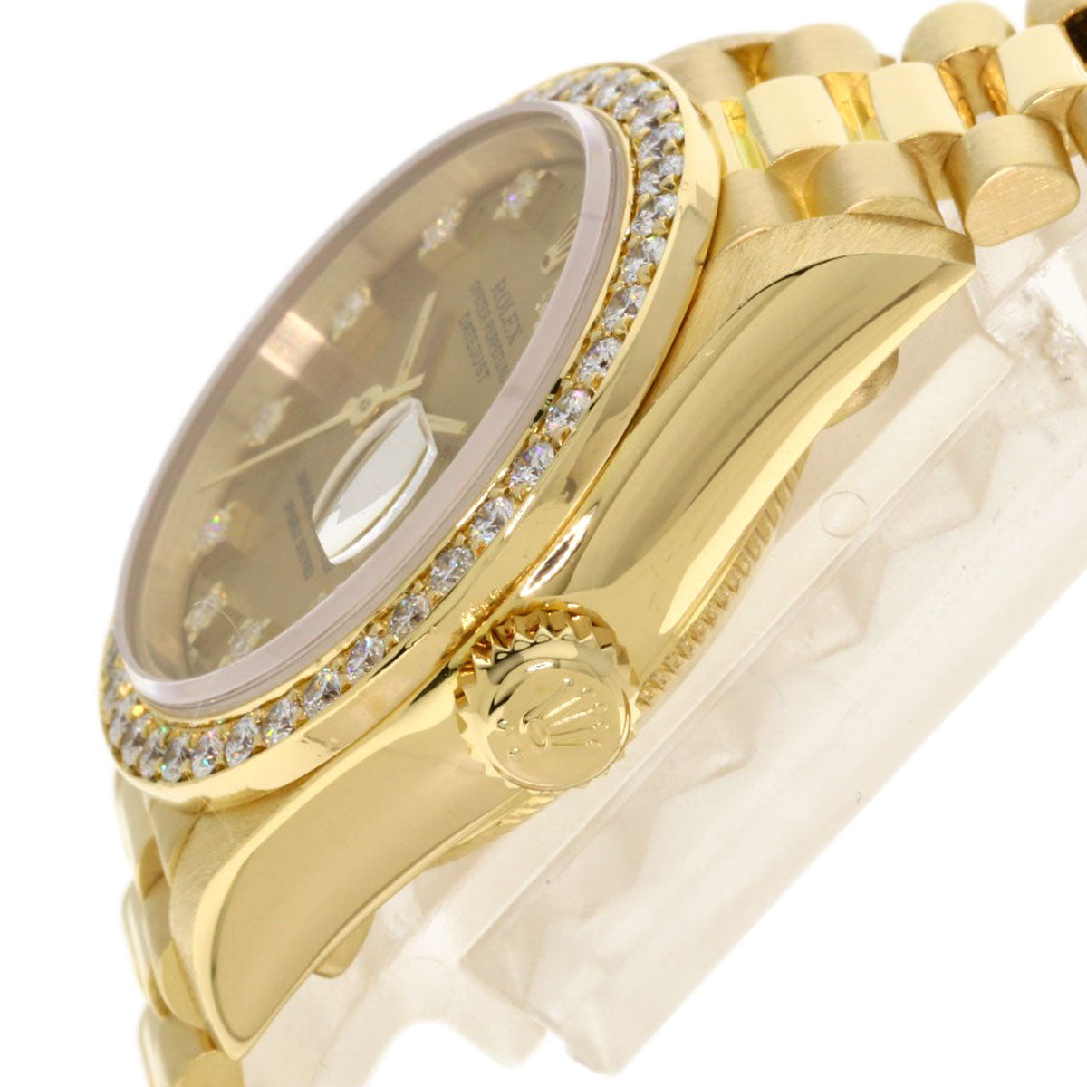 ROLEX DATEJUST 10P Diamond Watches 69138G K18 Yellow Gold/18K Yellow Gold Ladies