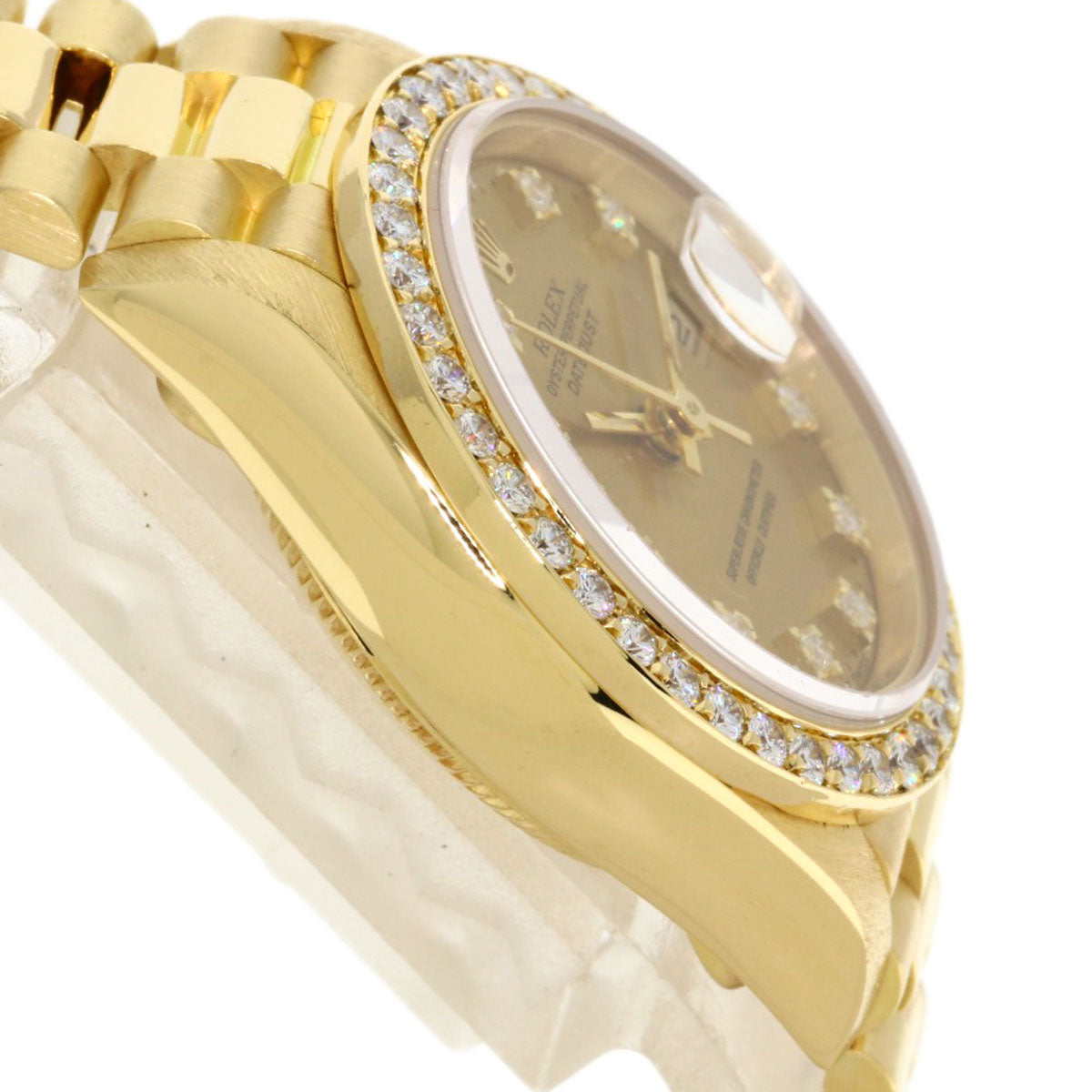 ROLEX DATEJUST 10P Diamond Watches 69138G K18 Yellow Gold/18K Yellow Gold Ladies