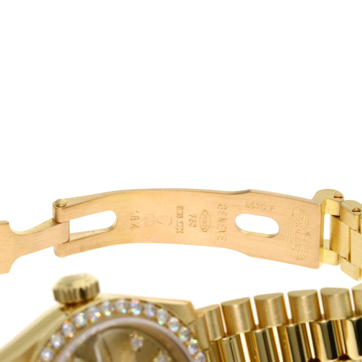 ROLEX DATEJUST 10P Diamond Watches 69138G K18 Yellow Gold/18K Yellow Gold Ladies
