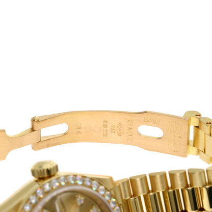 ROLEX DATEJUST 10P Diamond Watches 69138G K18 Yellow Gold/18K Yellow Gold Ladies