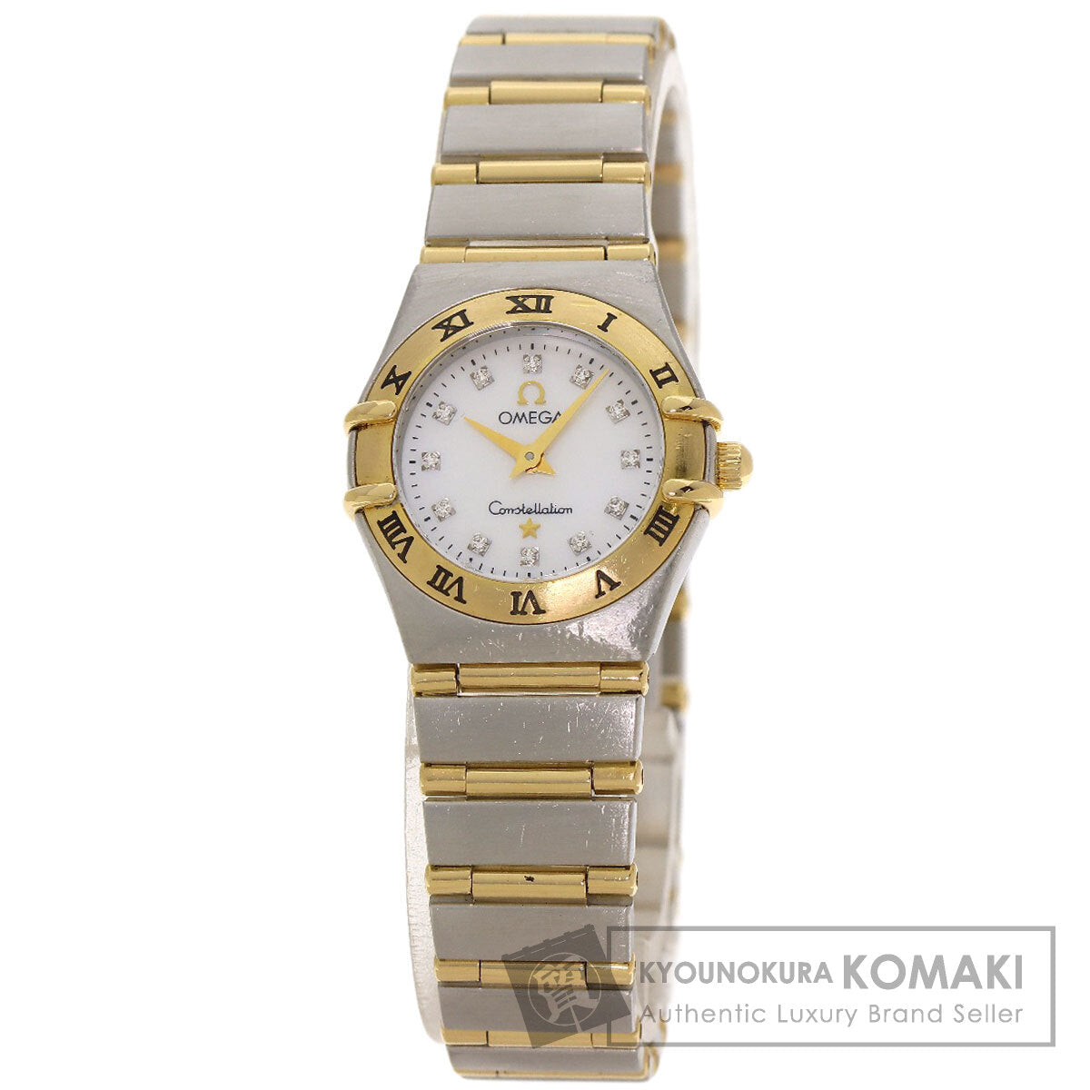 OMEGA Constellation Mini 12P Diamond Watches 1262.75 Stainless Steel/SSxK18YG Ladies