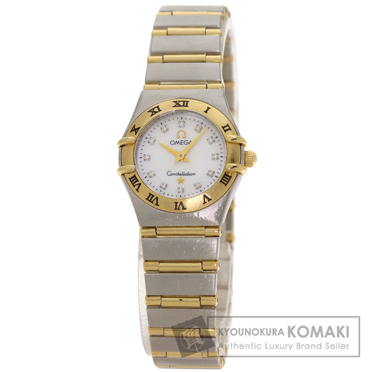 OMEGA Constellation Mini 12P Diamond Watches 1262.75 Stainless Steel/SSxK18YG Ladies