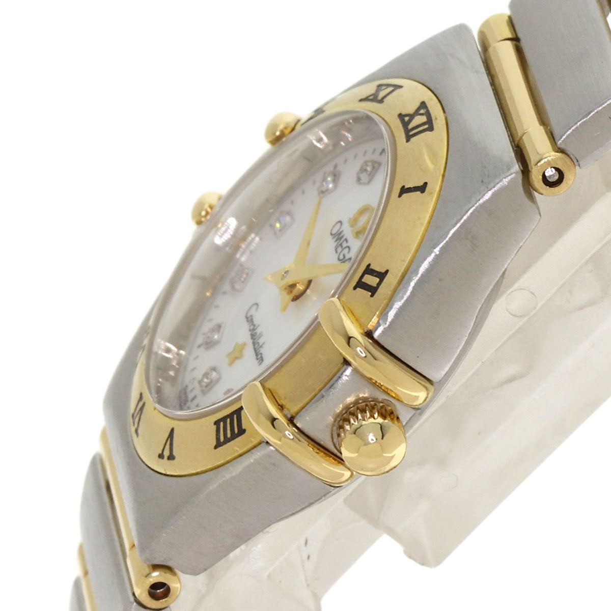 OMEGA Constellation Mini 12P Diamond Watches 1262.75 Stainless Steel/SSxK18YG Ladies