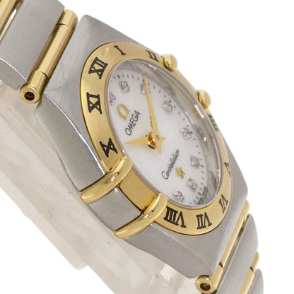 OMEGA Constellation Mini 12P Diamond Watches 1262.75 Stainless Steel/SSxK18YG Ladies