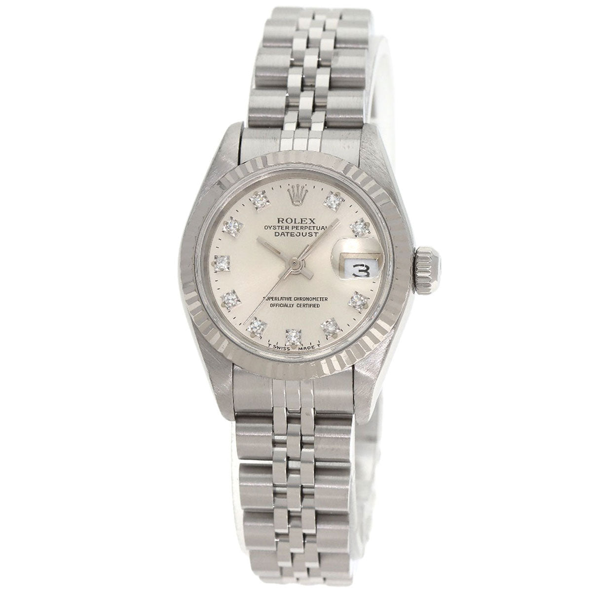 ROLEX DATEJUST 10P Diamond Watches 69174G Stainless Steel/Stainless Steel Ladies