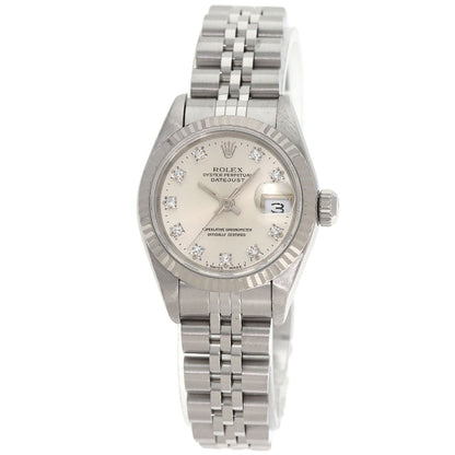 ROLEX DATEJUST 10P Diamond Watches 69174G Stainless Steel/Stainless Steel Ladies