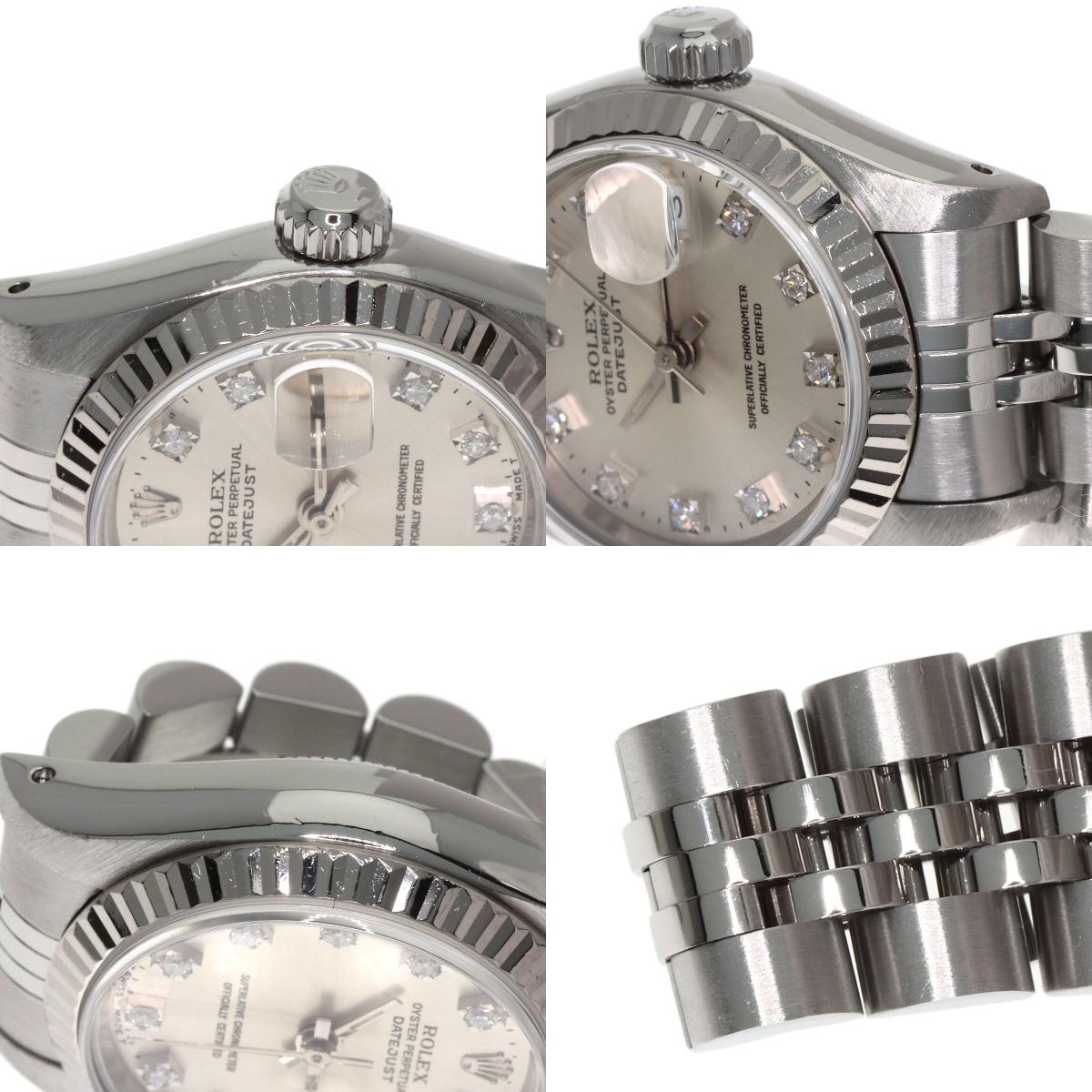 ROLEX DATEJUST 10P Diamond Watches 69174G Stainless Steel/Stainless Steel Ladies