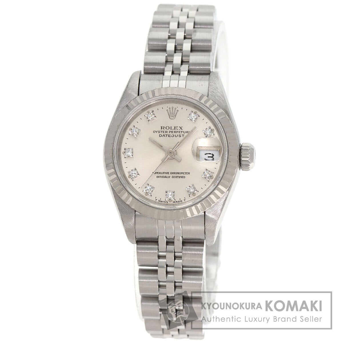 ROLEX DATEJUST 10P Diamond Watches 69174G Stainless Steel/Stainless Steel Ladies