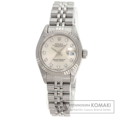 ROLEX DATEJUST 10P Diamond Watches 69174G Stainless Steel/Stainless Steel Ladies