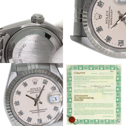 ROLEX DATEJUST 10P Diamond Watches 69174G Stainless Steel/Stainless Steel Ladies