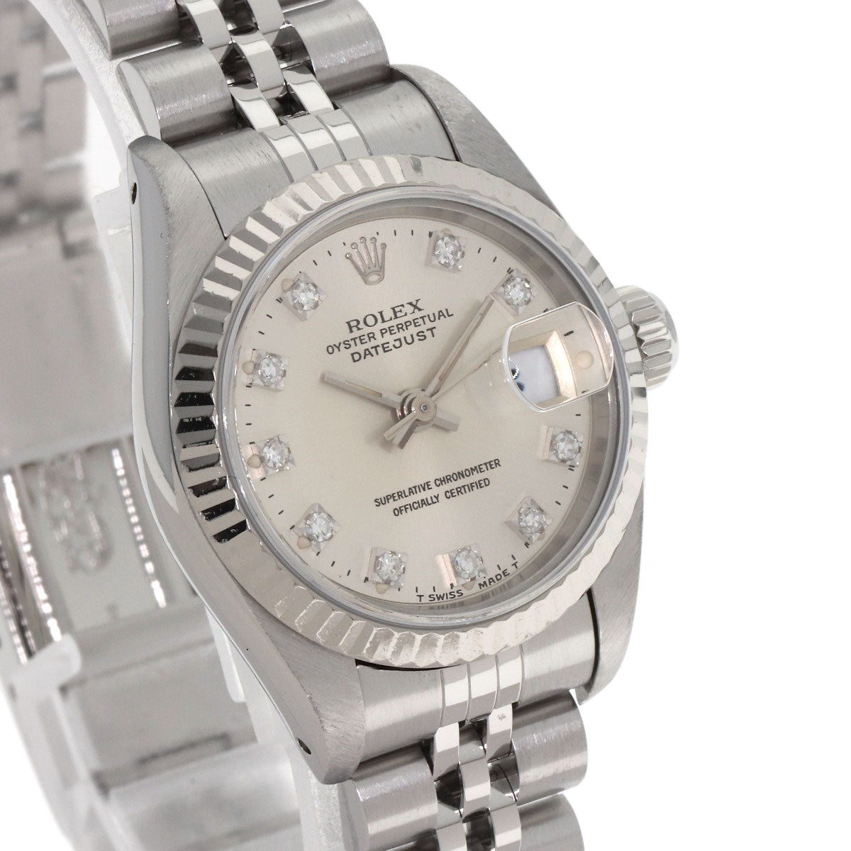 ROLEX DATEJUST 10P Diamond Watches 69174G Stainless Steel/Stainless Steel Ladies