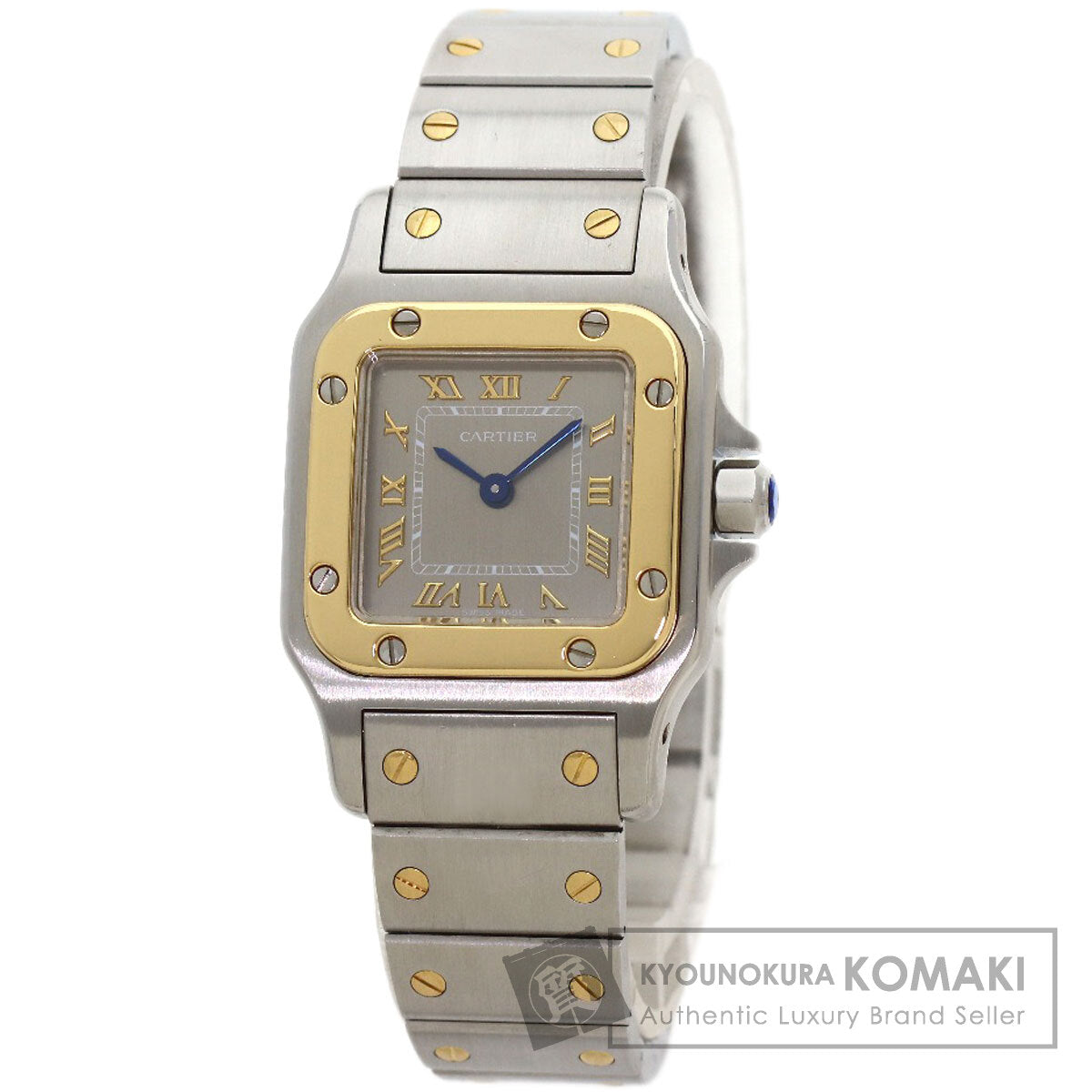 CARTIER Santosgalbe SM Watches W20031C4 Stainless Steel/Stainless Steel Ladies
